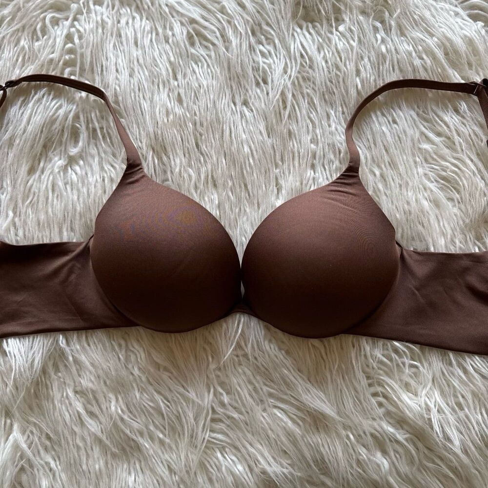 Skims Ultimate Pushup Plunge Bra Jasper Size 30D - Picture 7 of 11